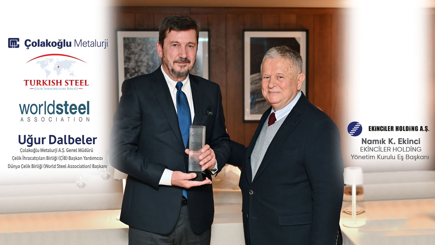 Uğur Dalbeler’in worldsteel başkanlığı onuruna sektör buluşması