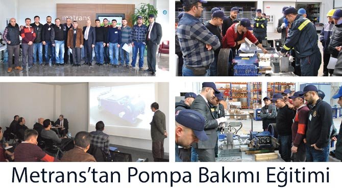 Metrans'tan Pompa Bakımı Eğitimi
