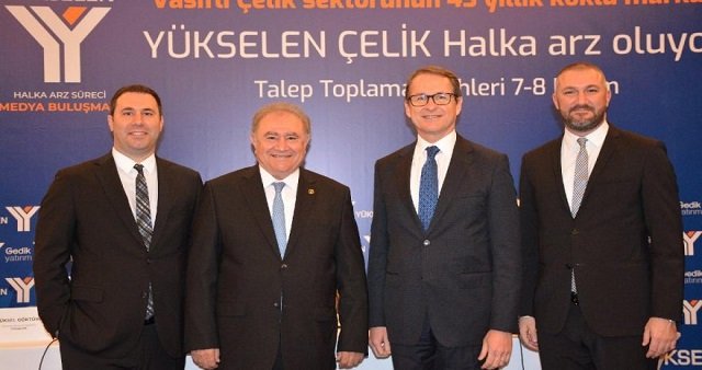 Yükselen Çelik halka arz oluyor