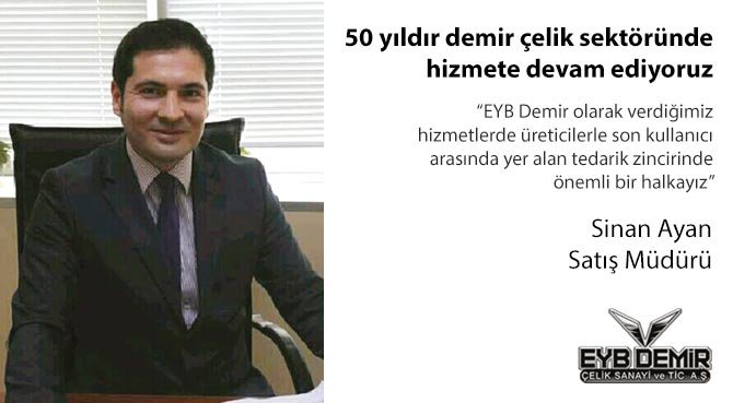 50 yıldır demir çelik sektöründe hizmete devam ediyoruz