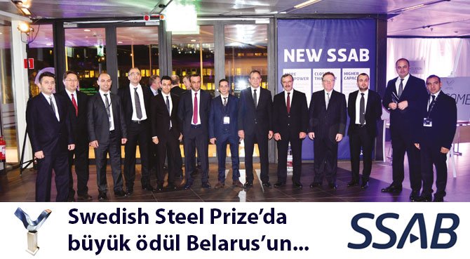 Swedish Steel Prize'da büyük ödül Belarus'un