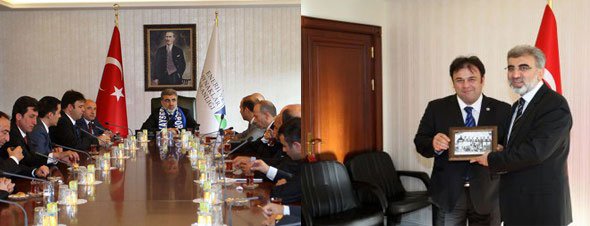 Erciyesspor'dan Enerji Bakanı Yıldız'a ziyaret