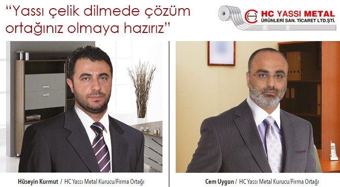 Yassı çelik dilmede çözüm ortağınız olmaya hazırız