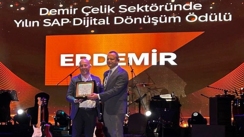 Erdemir, SAP Dönüşüm Ödülleri 2025’te yılın dijital dönüşüm ödülünü aldı