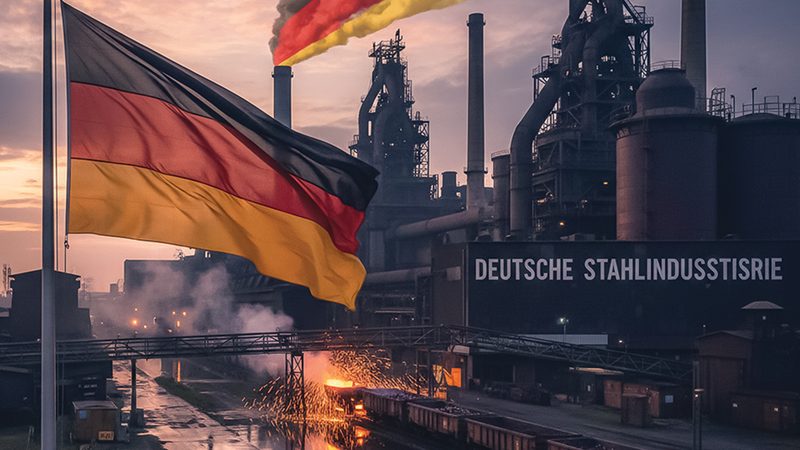 Alman çelik sektöründe üretim küresel finansal krizden bu yana en düşük seviyeye geriledi
