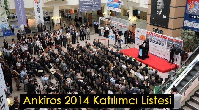 Ankiros 2014 Katılımcı Listesi