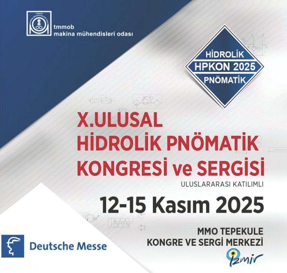 Hidrolik ve Pnömatik sektörü İzmir’de HPKON 2025’te bir araya gelecek