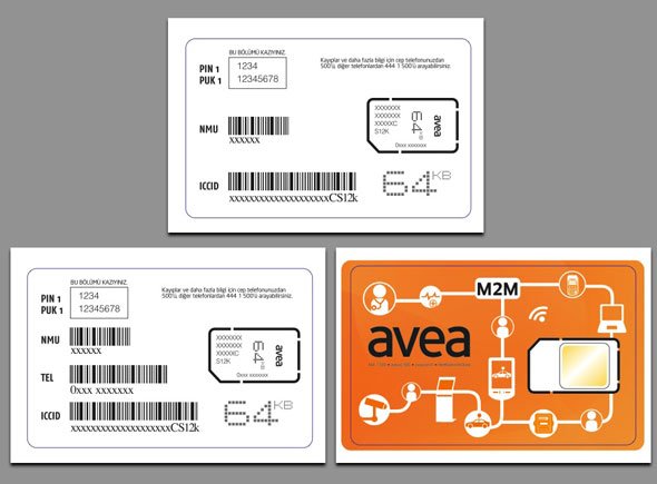 Avea'dan makineler arası iletişime özel SIM Kart