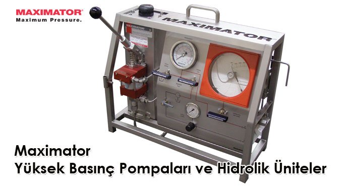 Maximator Yüksek Basınç Pompaları ve Hidrolik Üniteler