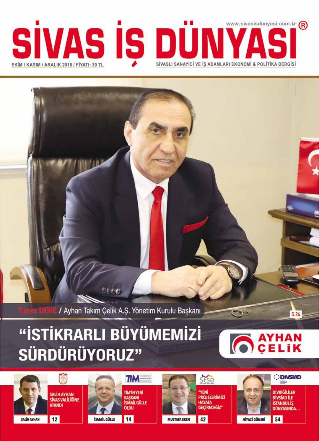 Sivas İş Dünyası son sayı kapağı