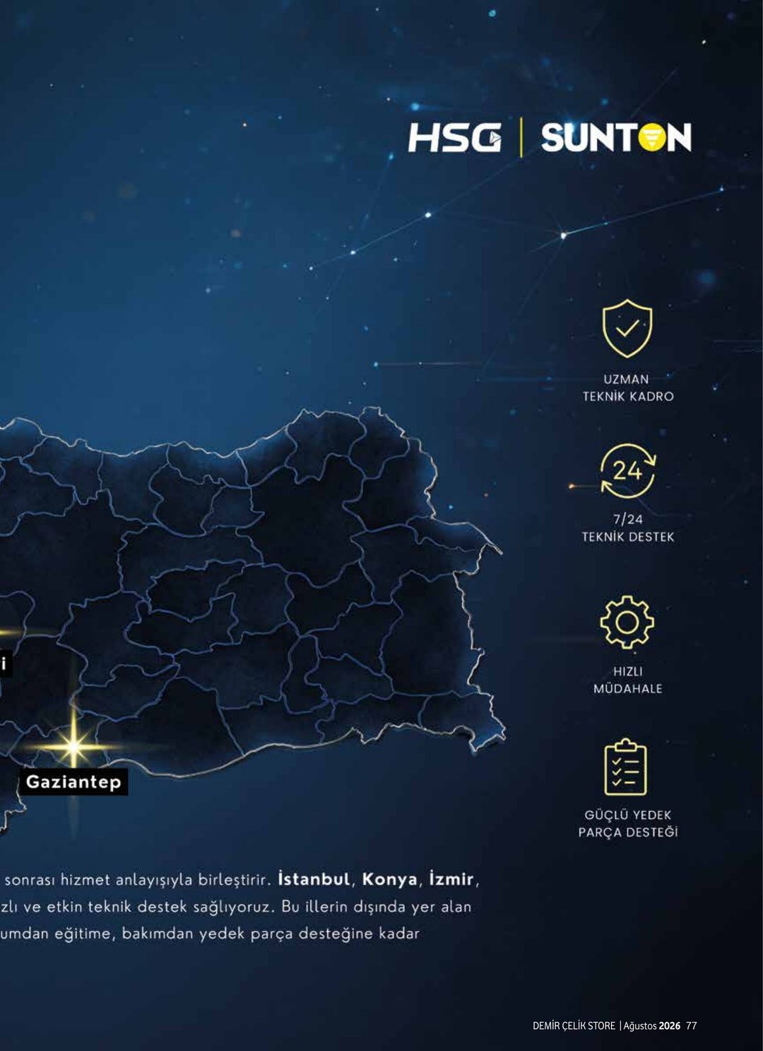 Demir Çelik Store · 236. Sayı · Ağustos 2026 · 81