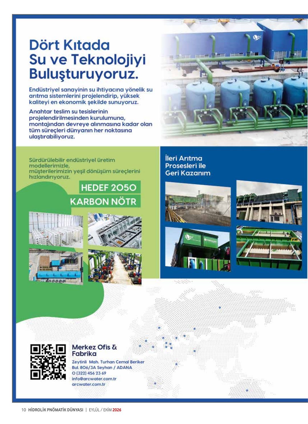 Hidrolik Pnömatik Dünyası · 85. Sayı · Eylül-Ekim 2026 · 12