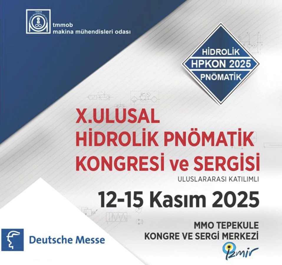 Hidrolik ve Pnömatik sektörü  İzmir’de HPKON 2025’te bir araya gelecek 