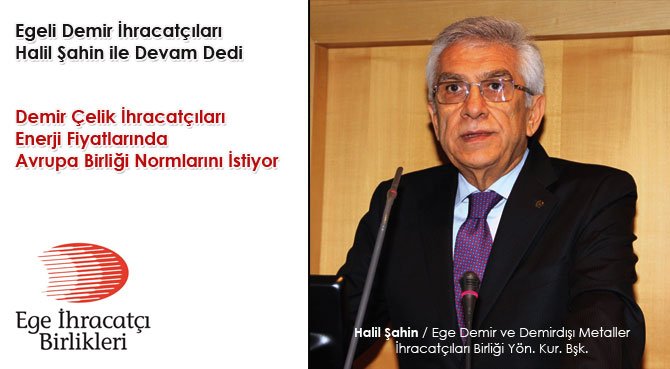 Demir Çelik İhracatçıları Enerji Fiyatlarında Avrupa Birliği Normlarını İstiyor