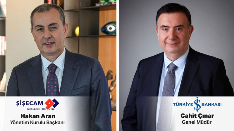İş Bankası Genel Müdürü Cahit Çınar, Şişecam Yönetim Kurulu Başkanı Hakan Aran Oldu