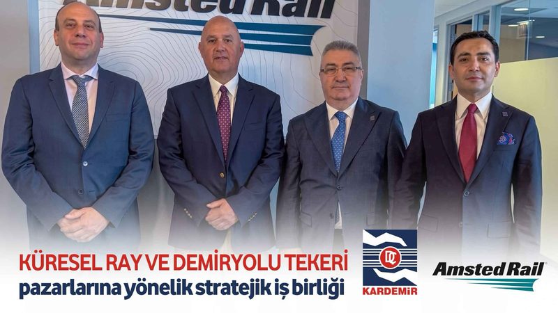 KARDEMİR, demiryolu ürünlerinde Amerika pazarına Amsted Rail ile açılıyor