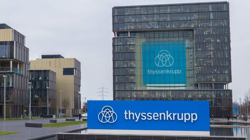 Ren’deki Düşük Su Seviyesi Alman çelik üreticisi Thyssenkrupp’u Yavaşlattı