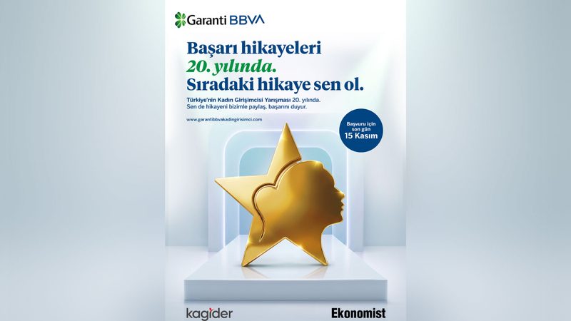 Garanti BBVA, Türkiye'nin kadın girişimcilerini 20. kez ödüllendirmeye hazırlanıyor