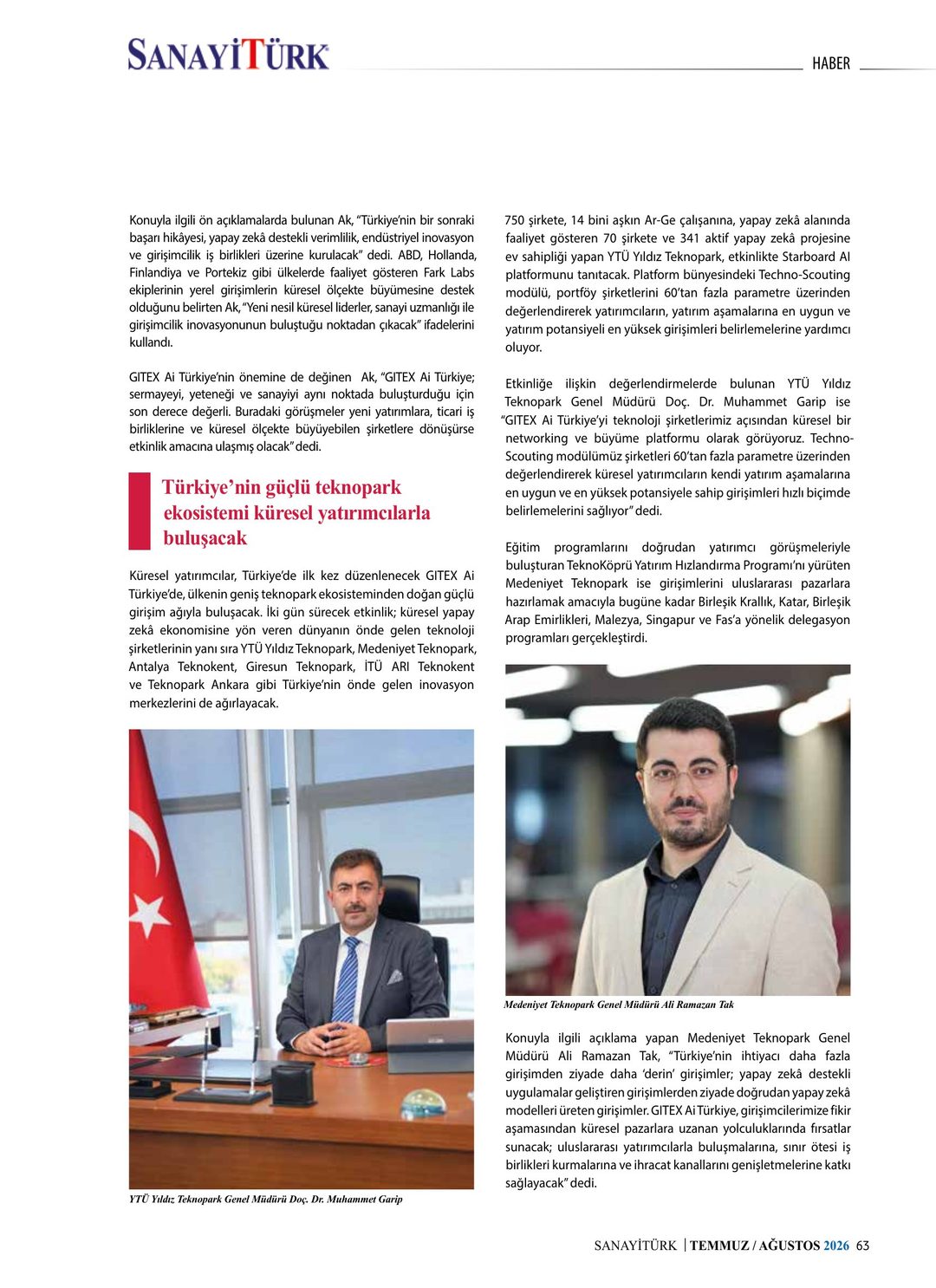 Sanayi Türk · 2. Sayı · Temmuz-Ağustos 2026 · 65