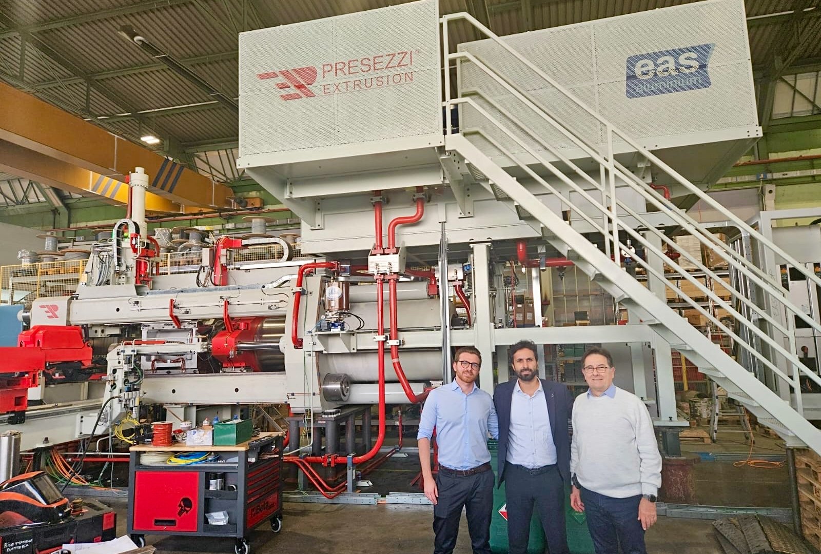 EAS Alüminyum, İtalya’da Presezzi ile Dry Test Gerçekleştirdi