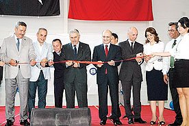 Lojistik deposuna iki bakanlı açılış