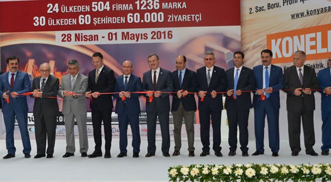 KONMAK 2016 Konya Makina Fuarı Açıldı