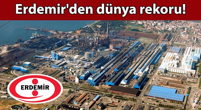 Erdemir'den dünya rekoru
