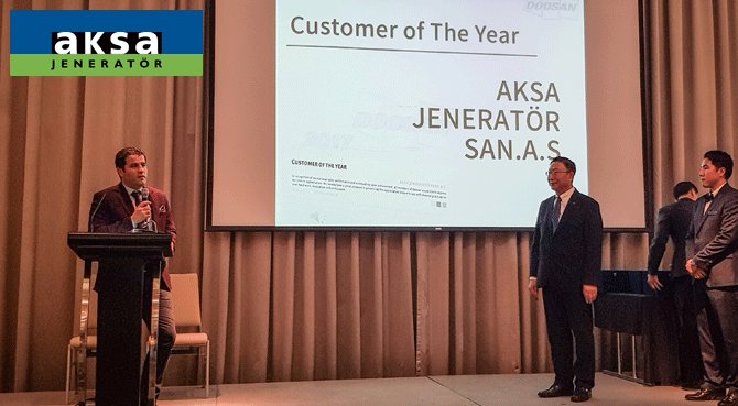 Aksa Jeneratör altıncı kez 'Yılın Müşterisi' ödülüne layık görüldü
