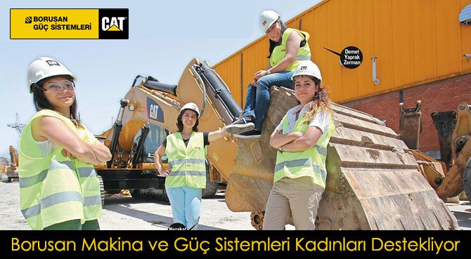 Borusan Makina ve Güç Sistemleri Kadınları Destekliyor
