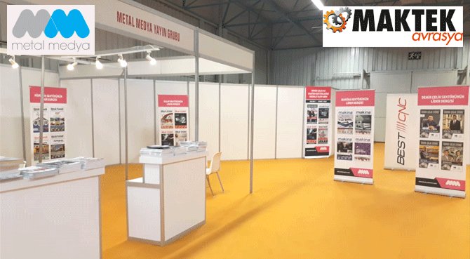 METAL MEDYA YAYIN GRUBU MAKTEK FUARI'NDA YER ALDI
