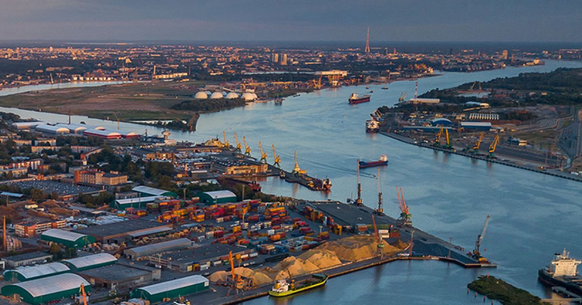 Riga Serbest Limanı’nda Çelik Ürünlerinin Aktarılması 2024 Yılının İlk İki Ayında 2.5 Kat Arttı