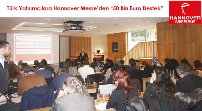 Türk Yatırımcılara Hannover Messe'den 50 Bin Euro Destek