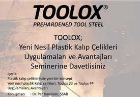 KORKMAZ ÇELİK Tarafından Yeni Nesil Plastik KalIp çelikleri Uygulamaları ve Avantajları Semineri Düzenliyor.