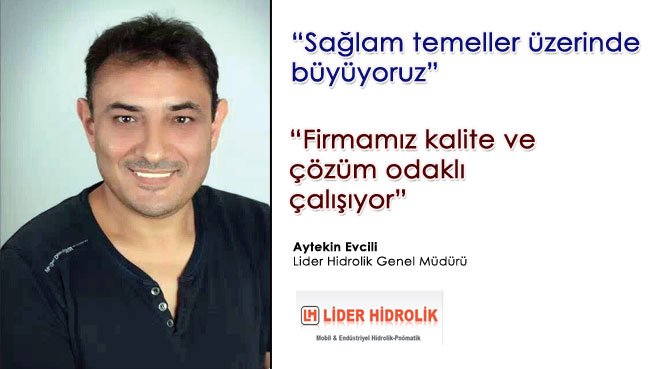 Sağlam temeller üzerinde büyüyoruz