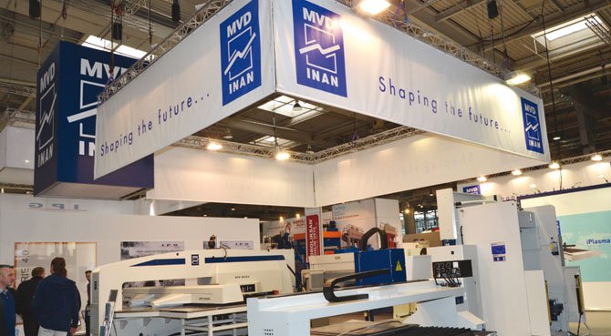 MVD MAKİNA: 2004 yılından bu yana EuroBlech Fuarı'na katılıyoruz