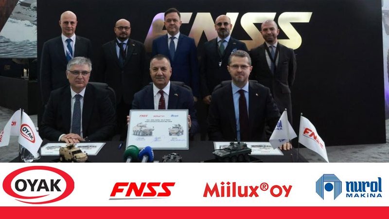 Miilux OY, FNSS ve Nurol Makina'dan zırh çeliğinde stratejik ortaklık