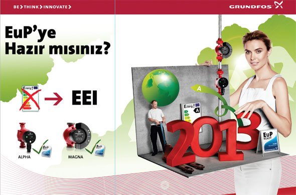Grundfos enerji verimliliği sağlayan pompalarıyla 2013’e hazır