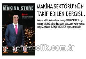 MAKİNA SEKTÖRÜ’NÜN TAKİP EDİLEN DERGİSİ..