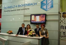 SCHMOLZ + BICKENBACH Bursa Kalıp Avrasya Fuarında müşterileri ile buluştu