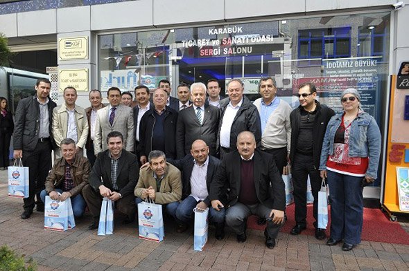 YİSAD ÜYELERİ KARABÜK TİCARET ODASINI ZİYARET ETTİ