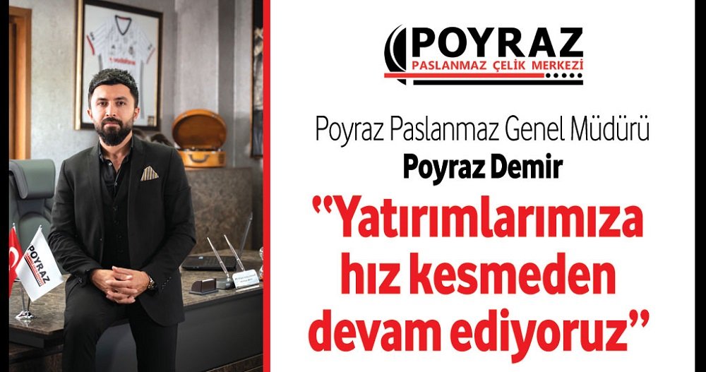 Yatırımlarımıza hız kesmeden devam ediyoruz