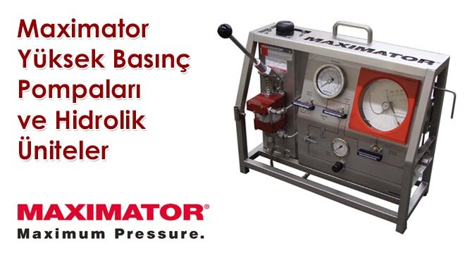 Maximator Yüksek Basınç Pompaları ve Hidrolik Üniteler