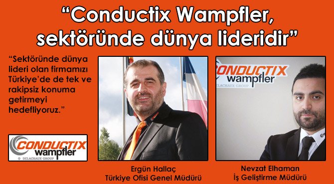 Conductix Wampfler, sektöründe dünya lideridir