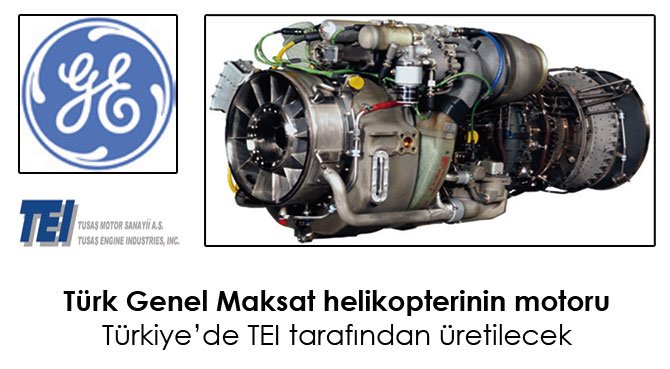 Türk Genel Maksat helikopterinin motoru